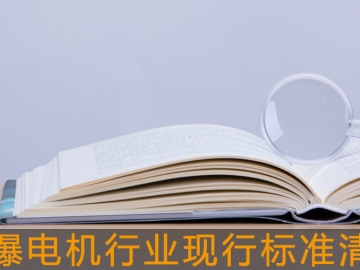 防爆電機(jī)行業(yè)現(xiàn)行標(biāo)準(zhǔn)清單