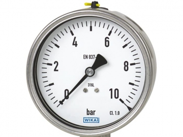 232.50, 233.50波登管壓力表，不銹鋼材質