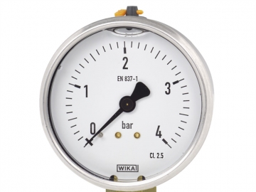 113.53波登管壓力表，銅合金材質