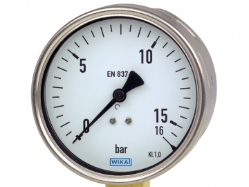 212.20波登管壓力表，銅合金材質(zhì)