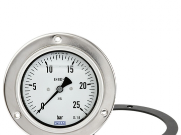 PG23CP波登管壓力表，不銹鋼材質(zhì)