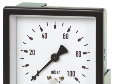 614.11, 634.11膜盒式壓力表，銅合金或不銹鋼材質