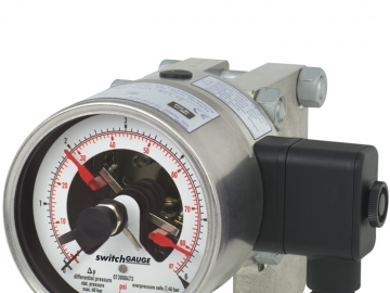 DPGS43HP.100, DPGS43HP.160帶電接點(diǎn)開(kāi)關(guān)的差壓表