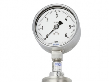 DSS34M符合EN837-1標準的壓力表組裝隔膜密封