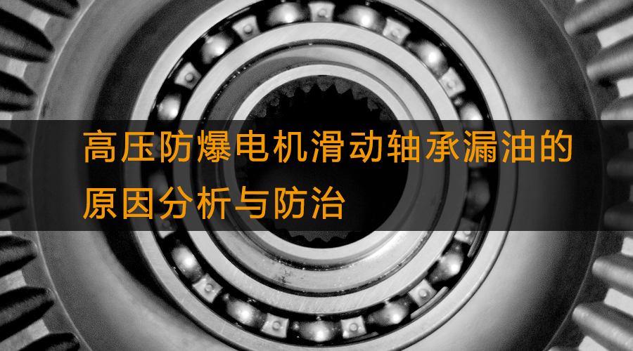 高壓防爆電機滑動軸承漏油的原因分析與防治.jpg