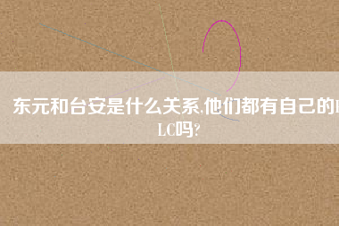 東元和臺(tái)安是什么關(guān)系,他們都有自己的PLC嗎? 東元和臺(tái)安是什么關(guān)系,他們都有自己的PLC嗎?