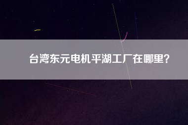 臺(tái)灣東元電機(jī)平湖工廠在哪里？