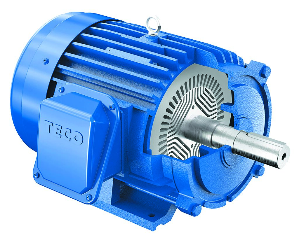 東元IE5同步磁阻馬達。圖／東元提供